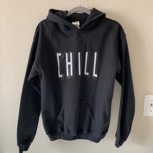 Gildan Other - "Chill" Black Hoodie
